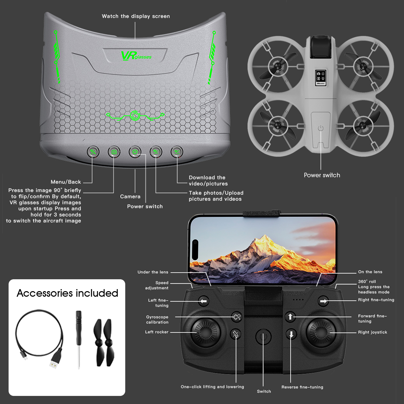 Mini Drone That Is Easy For Be - Drone Gimbal Brushless ulasan dan harga