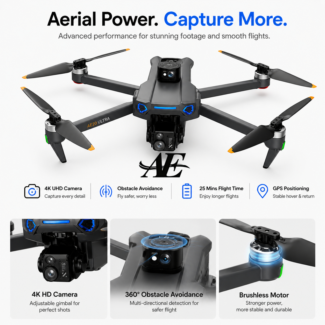 64G GPS RC Drone 8K Profession - Drone Gimbal Mount ulasan dan harga