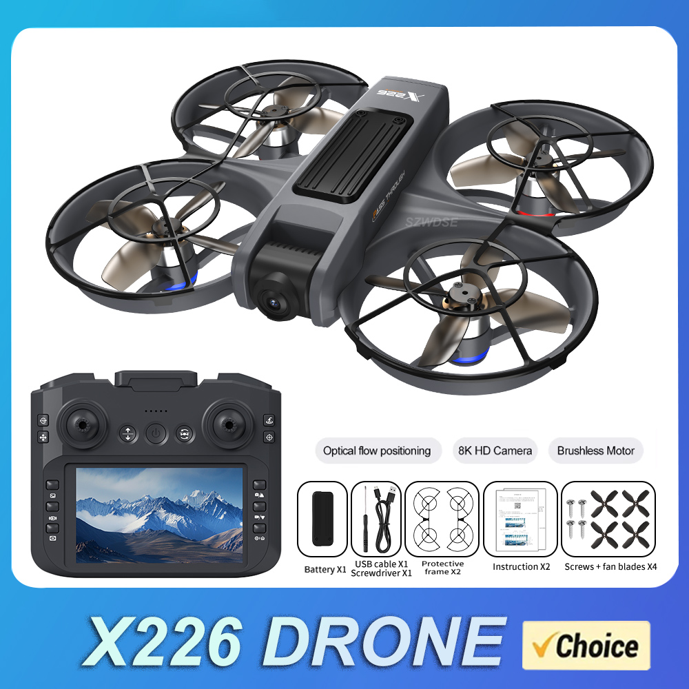 NEW X226 RC Drone 2.4G 5G WIFI - Drone Gimbal Brushless ulasan dan harga