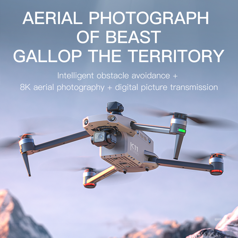 K11 Tubro Dual Camera GPS Dron - Drone Gimbal Mount ulasan dan harga