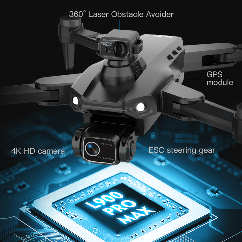 LYZRC L900 PRO MAX Drone 4K Pr - Drone Gimbal 2 Axis ulasan dan harga