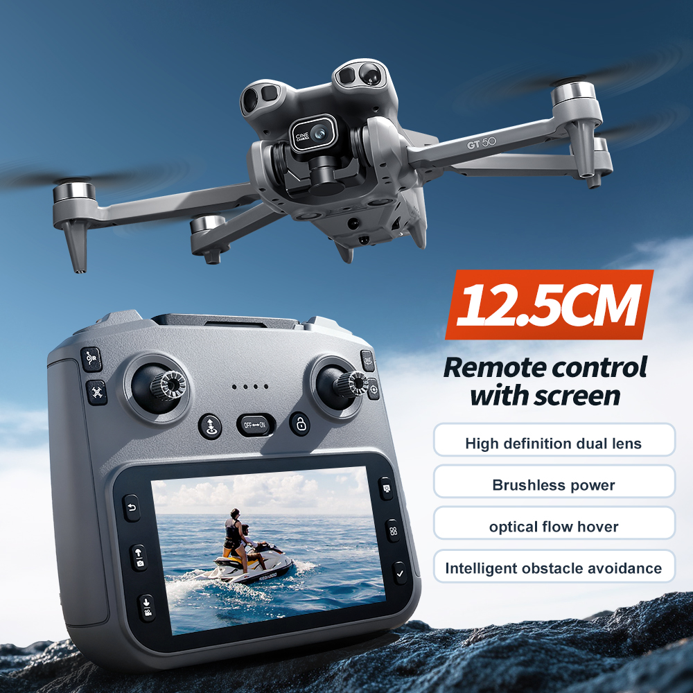 GT50 Obstacle Avoidance Drone  - Drone Gimbal 3 Axis ulasan dan harga