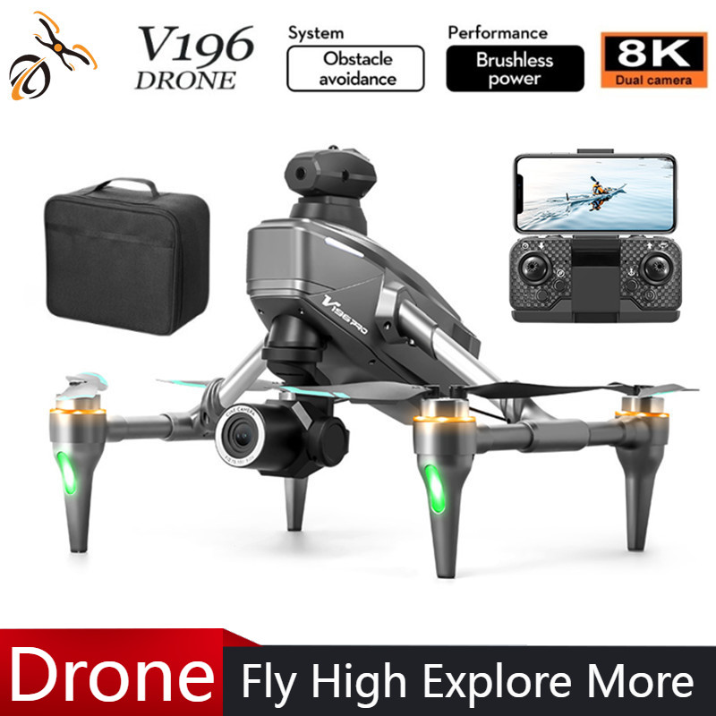 2025 V196 Automatic Obstacle A - Drone Gimbal Brushless ulasan dan harga