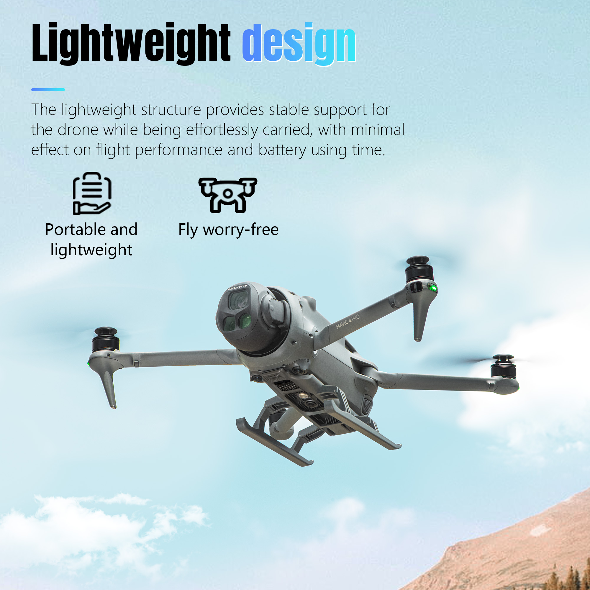 STARTRC DJI Mavic 4 Pro Height - Drone Gimbal Mount ulasan dan harga